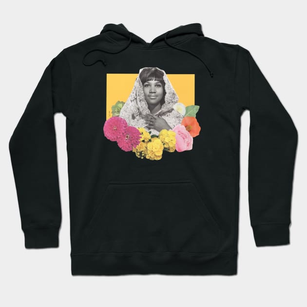 Aretha Franklin Hoodie by luliga